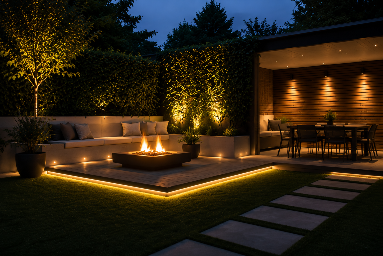 Terras verlichting
